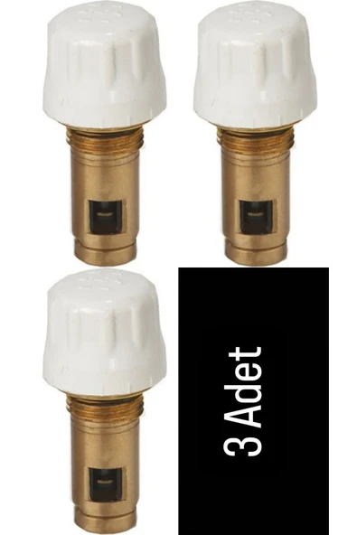 Eca CNK Termostatik Radyatör Petek Vanası Ventili 41.3mm 3'LÜ (Kompakt Tip Panel Radyatörler İçin) ürün görseli 1