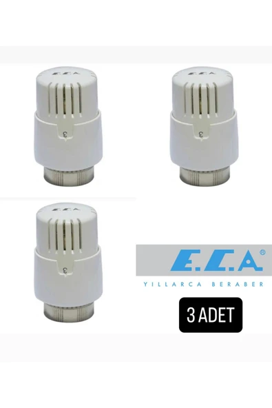 Eca TERMOSTATİK VANA KAFASI TRV4 ( 3 ADET CNK ) ürün görseli 1