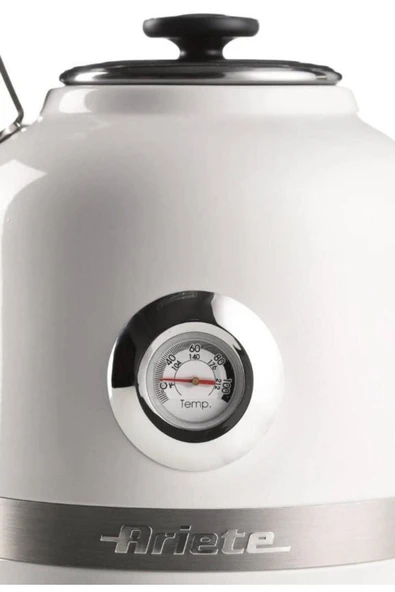 ARIETE Moderna 2854 Çelik Kettle Beyaz - Resim 4