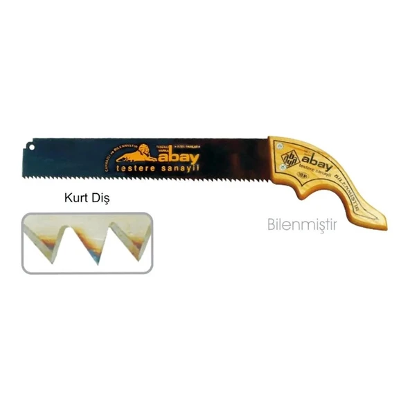 Kurt Diş El Testere 38 Cm - Ahşap Sap ürün görseli 1