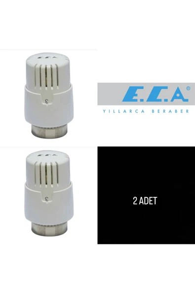 Eca Termostatik Başlık TRV4 Kafa ( 2 Adet CNK ) ürün görseli 1