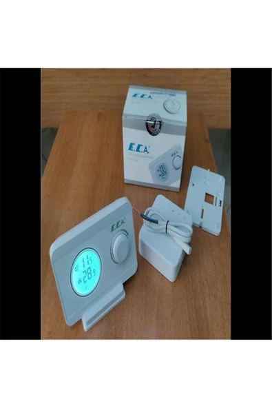 Eca Kablosuz Oda Termostatı Poly Pure 100 W - Resim 3