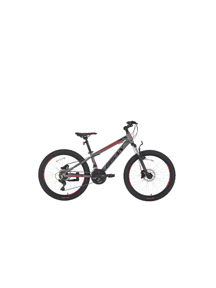 COOPER ÇOCUK BİSİKLETİ 30 CM V FREN 24 JANT 21 VİTES FÜME KIRMIZI ürün görseli 1