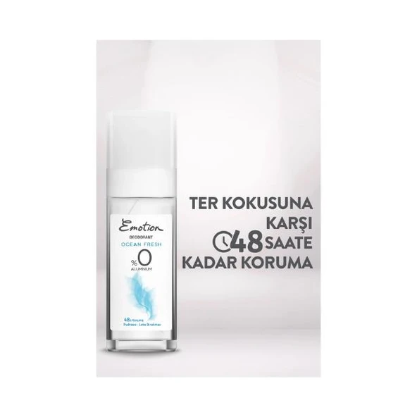 Emotion Sprey Deodorant Ocean Fresh 100 ml - Resim 3