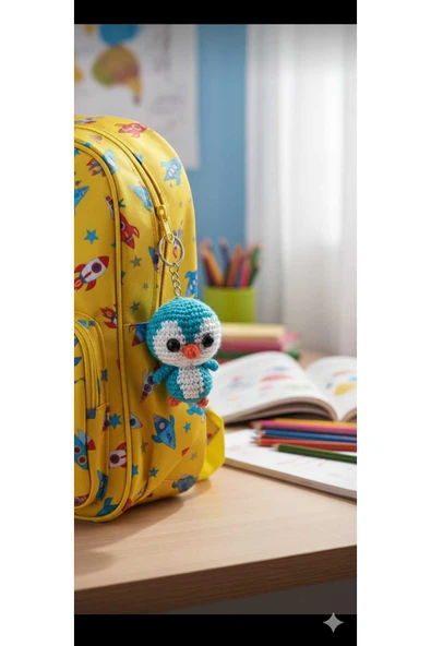 Bdphome Amigurumi Penguen Anahtarlık ürün görseli 1
