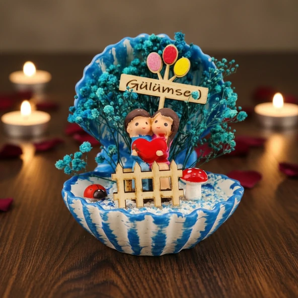 Mini Midye Teraryum - Özel Gün Hediyesi - Resim 5