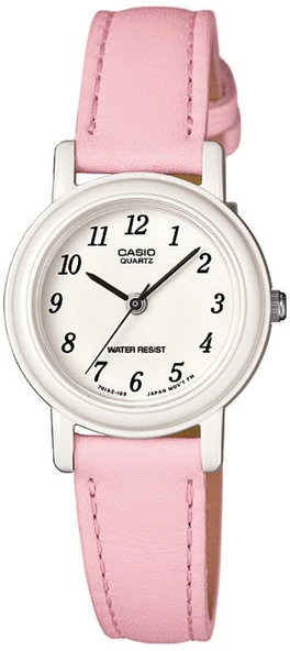 CASIO LQ-139L-4B1DF PEMBE DERİ KORDON RAKAMLI GENÇ KOL SAATİ ürün görseli 1