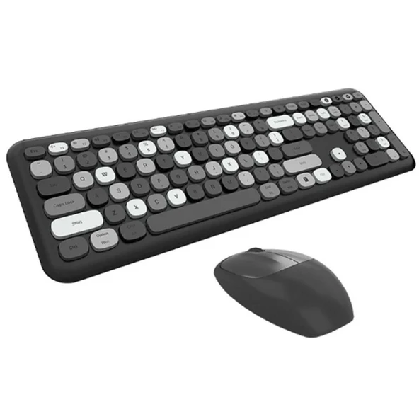 Mofii No666 Siyah Gri Kl.ye Mouse Set ürün görseli 1