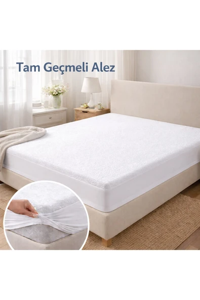 Lastikli Çarşaf Tipi Fitted Alez – Sıvı Geçirmez Yatak Koruyucu 100 x 200 ürün görseli 1