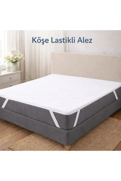 Köşe Lastikli Alez – Sıvı Geçirmez, Terletmeyen, Her Yatak Yüksekliğine Uyumlu 150 x 200 ürün görseli 1