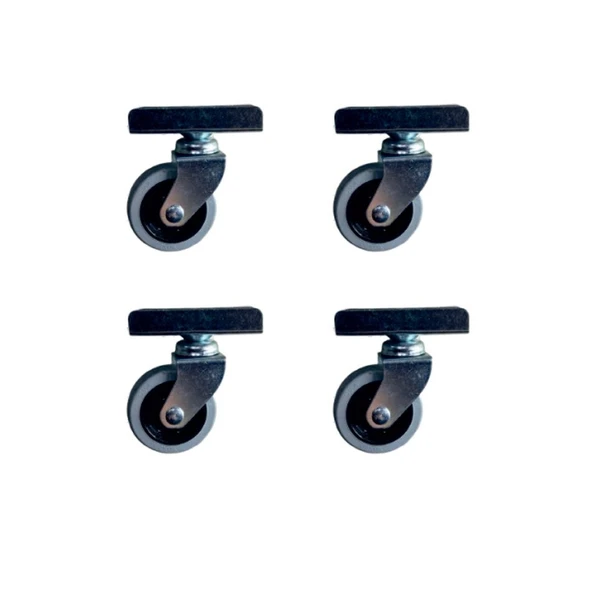 Furç Uzun-Sunta Bilyalı Teker - 20x50 - Gri - 18MM HKS184 - 4 Adet ürün görseli 1