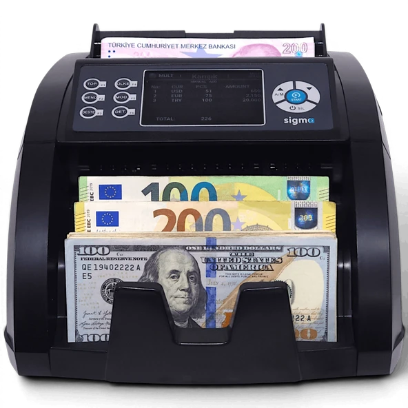 SC 8520 Pro 5 Ülke Karışık Sayım Para Sayma Makinesi ürün görseli 1