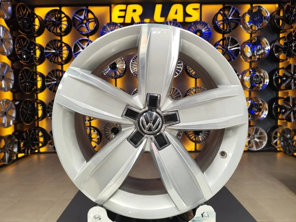 4 Adet VOLKSWAGEN ORIJINAL 7*17 5*112 ET40 57.1 SILVER JANT REVİZE EDİLMİŞ (Takım) ürün görseli 1