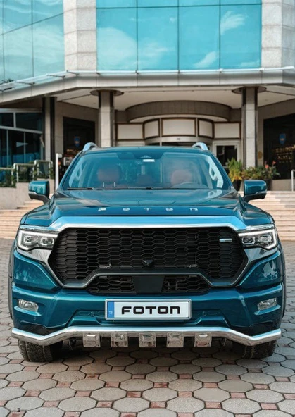 Foton Tunland V9 Model Uyumlu Ön Koruma AQM4WD PST27 ürün görseli 1