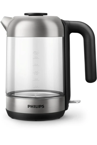Philips 5000 Serisi, 2200W, Cam Su Isıtıcı, 1,7 Lt, Otomatik Kapanma Özelliği, HD9339/80 ürün görseli 1