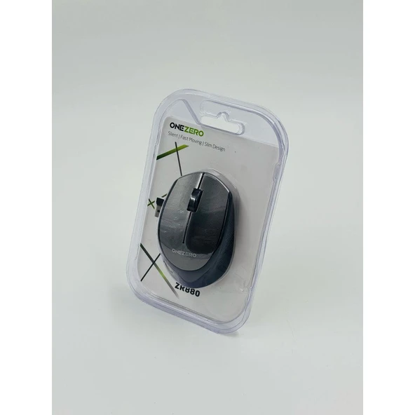 ZR880 Gri Wireless Mouse ürün görseli 1