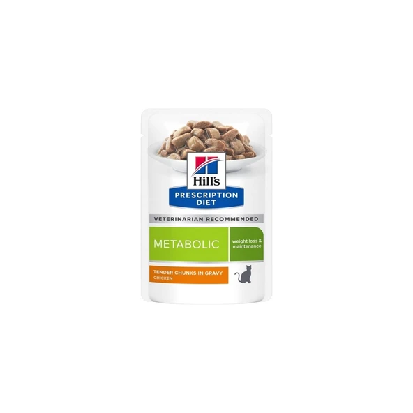 Hills Prescription Diet Metabolic Weight Loss - Maintenance Tavuklu Kedi Konservesi 85 gr x 12 Adet ürün görseli 1