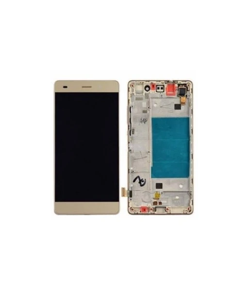 Hwi Uyumlu P8 Lite Lcd Ekran Gold Çıtalı ürün görseli 1