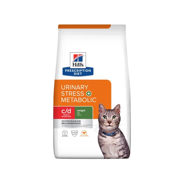 Hills c/d Multicare Stress + Metabolic Kedi Maması 3 Kg ürün görseli 1