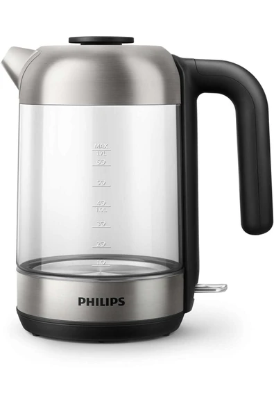 Philips Seri 5000 Cam Su Isıtıcısı Paslanmaz Çelik, Kristal 2200W 1.7L, Hd9339/81 ürün görseli 1