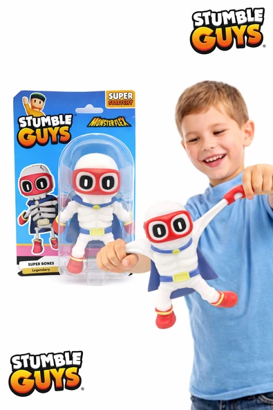 Süper Bones I Stumble Guys MonsterFlex Seri 2 12 cm Esnek Figür | Lisanslı Oyuncak ürün görseli 1