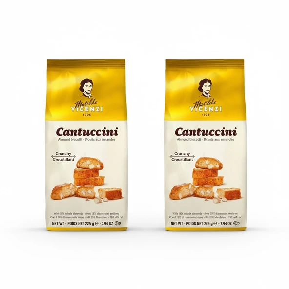Matilde Vicenzi Cantuccini Bademli Kurabiye Biscotti 225 g (2 ADET) ürün görseli 1