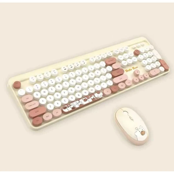 Hello Bear Sütlü Çay Kl.ye Mouse Set ürün görseli 1