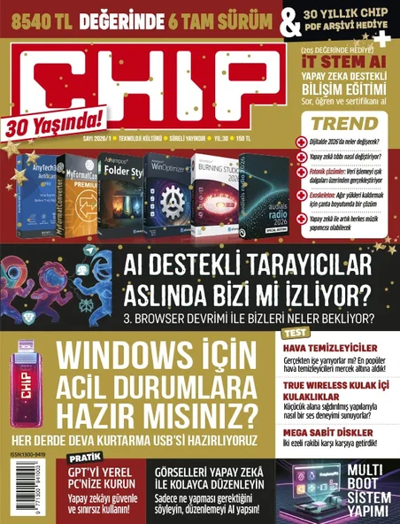 Chip Dergi 2026/01 ürün görseli 1