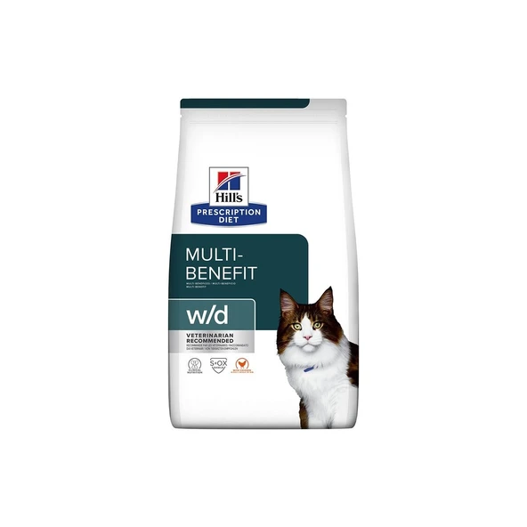 Hıll's Prescrıptıon Dıet W/d Multi-Benefit Kedi Maması 3kg ürün görseli 1