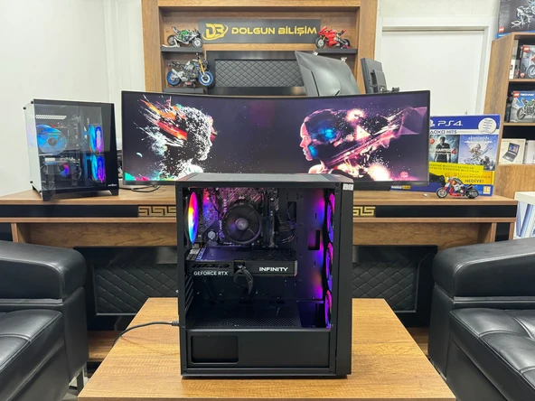 Dolgun Teknoloji 4731 AMD Ryzen 5 5600 16GB DDR4 1TB RTX5060 8GB W11 Pro Oyuncu Kasası ürün görseli 1