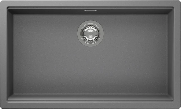 SCHOCK - LAHTİ N100XL CROMA 70 CM TEZGAHALTI/TEZGAHÜSTÜ GRANİT EVYE ürün görseli 1