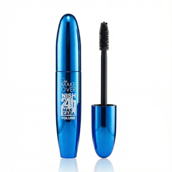 Make Over NISH 24h Volume Mascara - 24 Saat Kalıcı Hacim ve Dramatik Bakışlar - Suya Dayanıklı Etki ürün görseli 1