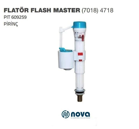 Nova Flatör Flash Master Pirinç 7018-4718 ürün görseli 1