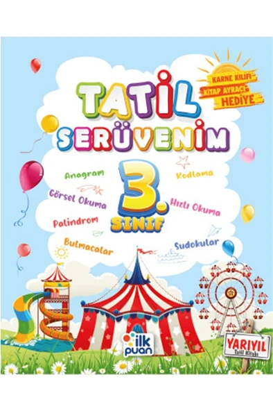İLK PUAN 3. Sınıf Tatil Serüvenim Yarıyıl Kitabı ürün görseli 1