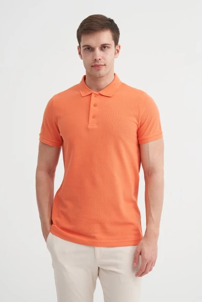 Cazador Erkek Polo Yaka Tshirt 46130 Mandalina ürün görseli 1