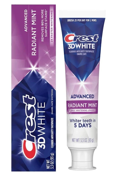 Crest 3D White Advanced Radiant Mint Diş Macunu 93 GR ürün görseli 1