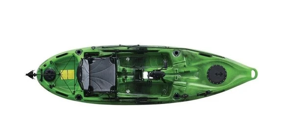 Seaflo RPA105 Tek Kişilik Pedallı Kano Yeşil ürün görseli 1