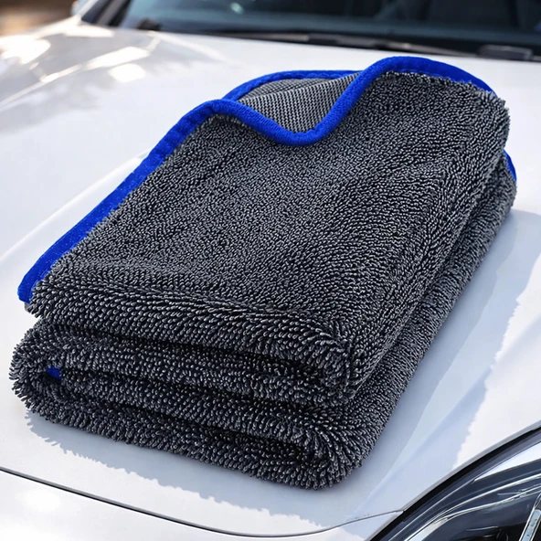 Arway TW3 Ultra Su Emici XL (60×90 cm) 600 GSM Mikrofiber Araç Kurulama Havlusu – Çiziksiz & İz Bırakmaz ürün görseli 1