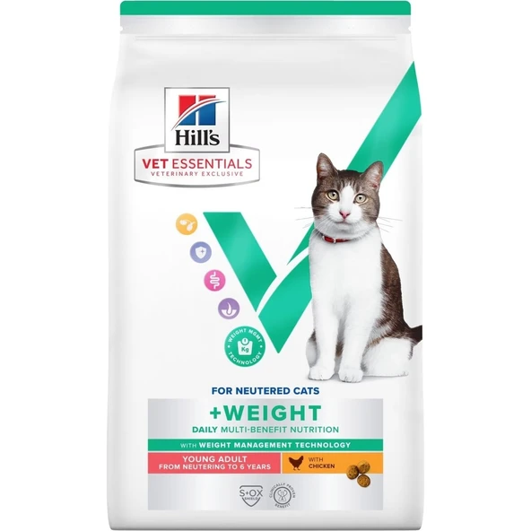 Hill's Vet Essentials Adult Weight Cat Food Tavuklu 3 kg ürün görseli 1