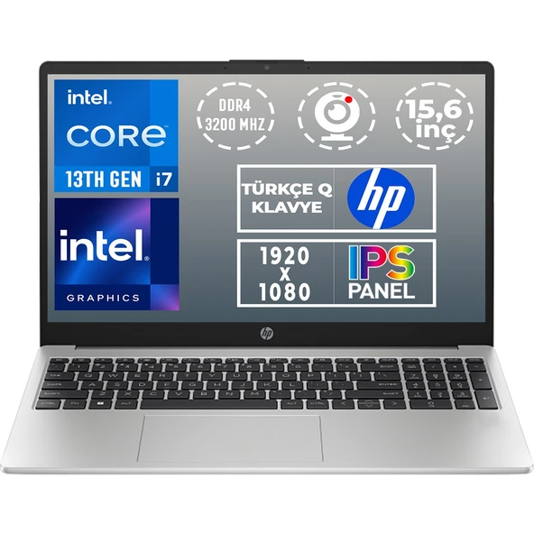 250 G10 I7-1355U 32GB 512GB SSD 15.6" Fhd W11P Taşınabilir Bilgisayar B2PH1ES 016 ürün görseli 1