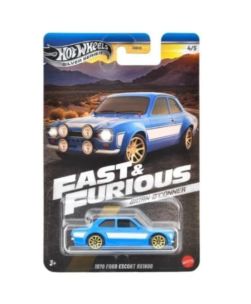 Hot Wheels Silver Brian O'Conner Seti 4/5 1970 Ford Escort RS1600 ürün görseli 1