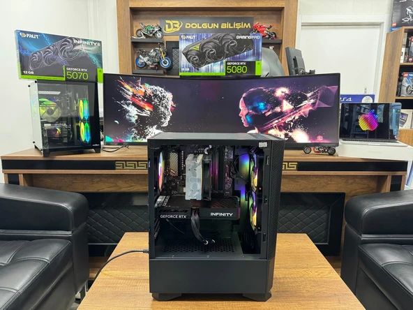 Dolgun Teknoloji AMD R5 7500F 16GB 1TB RTX5060 8GB W11 OEM Bilgisayar ürün görseli 1