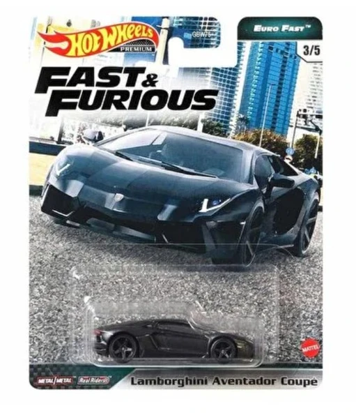 Hot Wheels Premium F&F Euro Fast Lamborghini Aventador Coupe ürün görseli 1