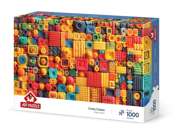 Art Puzzle Çılgın Küpler 1000 Parça 41037 ürün görseli 1