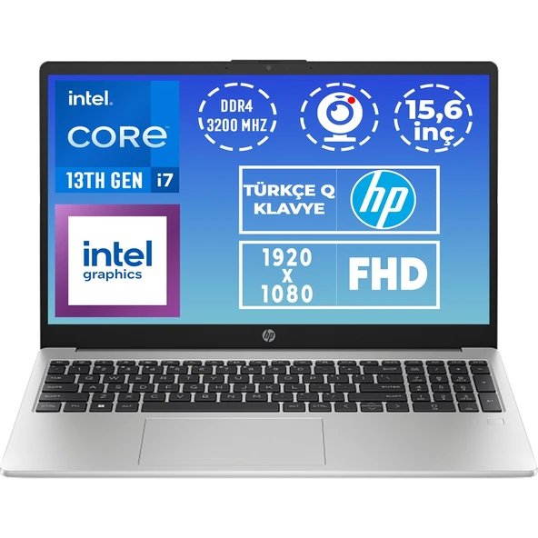 250 G10 I7-1355U 8gb 512GB SSD 15.6" Fhd Windows 11 Pro Taşınabilir Bilgisayar 9G2G8ET 011 ürün görseli 1