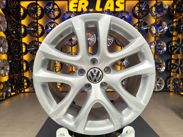 4 Adet VOLKSWAGEN ORIJINAL 8*17 5*112 ET41 57.1 SILVER JANT REVİZE EDİLMİŞ (Takım) ürün görseli 1