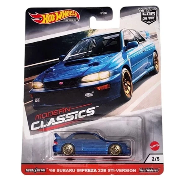 Hot Wheels Premium Car Culture '98 Subaru Impreza 22B Sti-Version ürün görseli 1