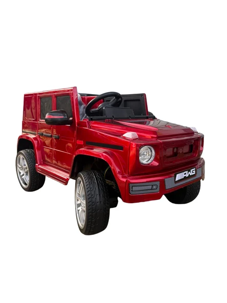 Mercedes G63 Benzer Akülü Araba 12V Kırmızı (2-6 Yaş) ürün görseli 1