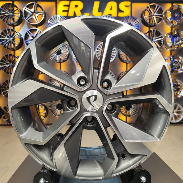 4 Adet BK-5168 6.5*16 5*114.3 66.1 GUN MACK JANT (Takım) ürün görseli 1