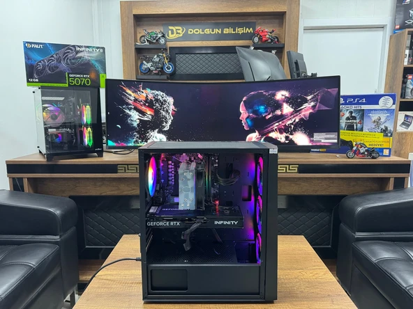 Dolgun Teknoloji R5-7500F 32GB DDR5 1TB RTX5070 12GB W11 Pro OEM Bilgisayar ürün görseli 1